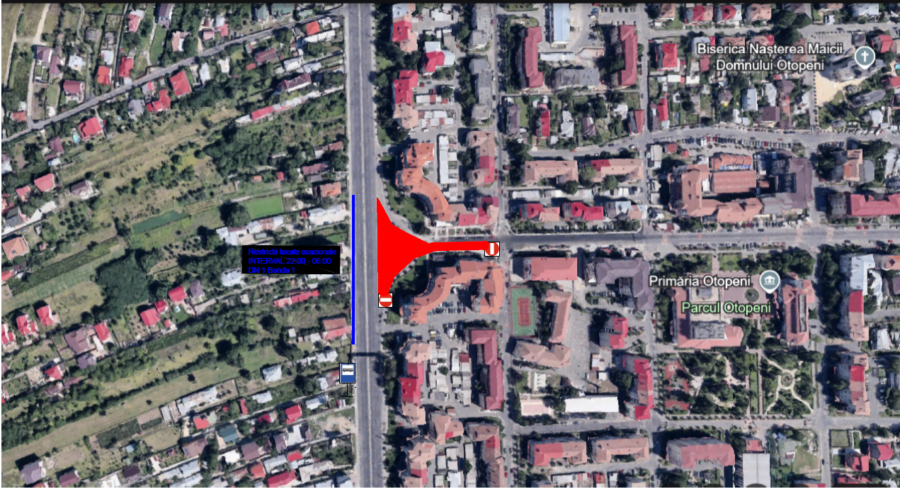Primele restricţii de circulaţie pentru M6 dinspre strada 23 august spre DN1